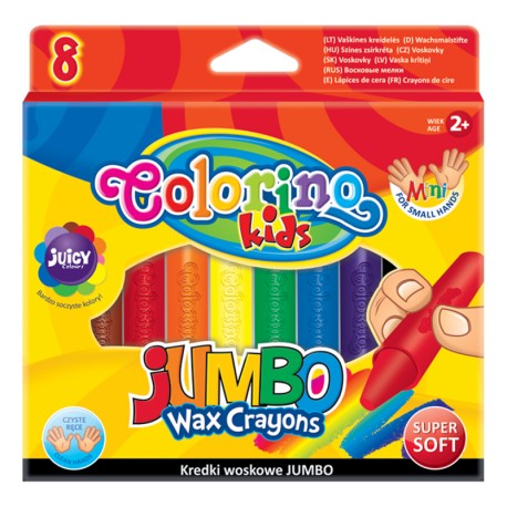 Colorino kredki woskowe Jumbo 8