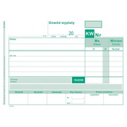 402-5 KW Dowód wypłaty M&P