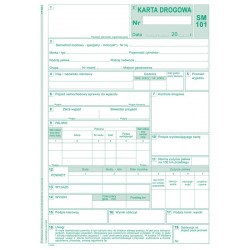 802-3N SM-101 Karta drogowa numerowana M&P