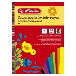 Papier kolorowy A-4/10k Herlitz