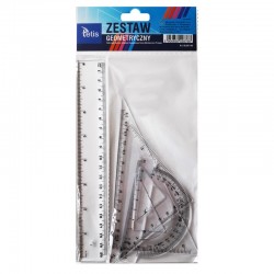 Zestaw geometryczny 20 cm Tetis BL-001-B