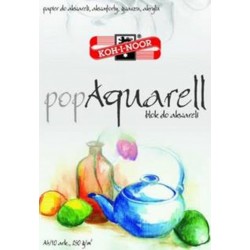 Koh-I-Noor "Pop-Aquarell" blok malarski A-4/10