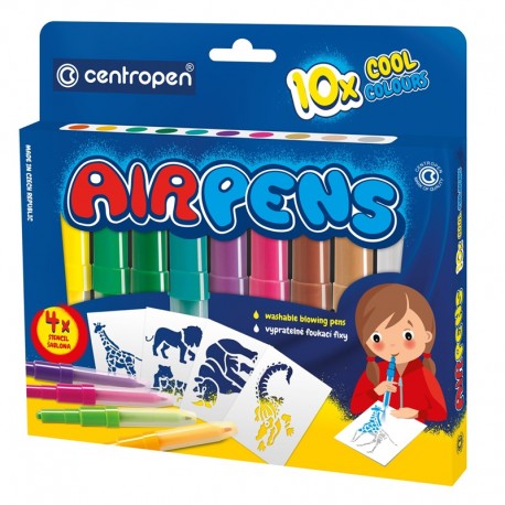 Markery dmuchane "AirPens Cool" 10 Centropen