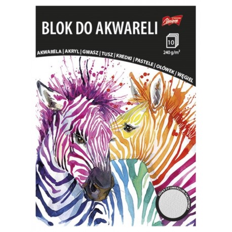 Blok do akwareli A-4/10 Unipap