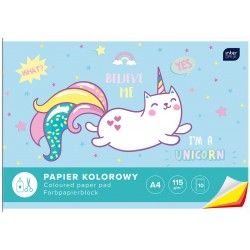 Papier kolorowy A-4/10k Interdruk