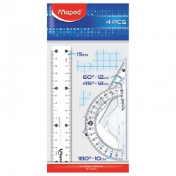 Zestaw geometryczny 15 cm "Classic" Maped 242815 