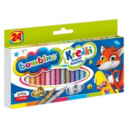 Bambino kredki woskowe 24