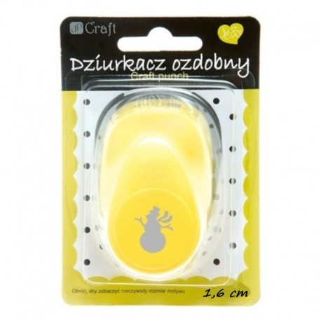 Dziurkacz ozdobny "Bałwanek" 1,6 cm DP Craft JCDZ-105-136