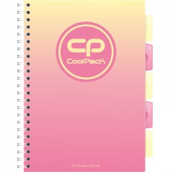 Zeszyt na spirali PP A4/200k Cool Pack Gradient Pastel