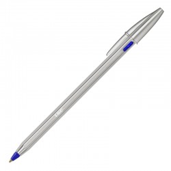 Długopis niebieski + 2 wkłady Bic Cristal Re`New