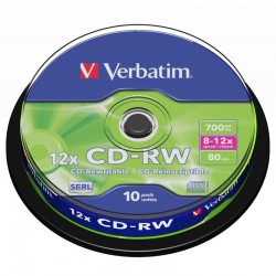 Verbatim płyta CD-RW 700 MB