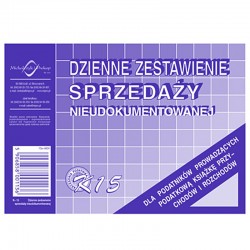 K15 Dzienne zestawienie sprzedaży nieudokumentowanej M&P