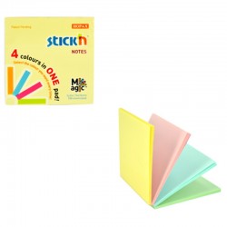 Notes samoprzylepny pastelowy 76x76 "Magic Pads" Stick`n 21574