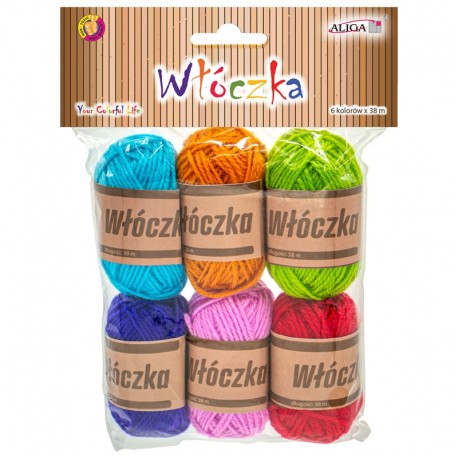 Włóczka dekoracyjna 6x38m Aliga WL-9410