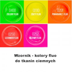 Farba fluo do tkanin ciemnych Profil 50 ml