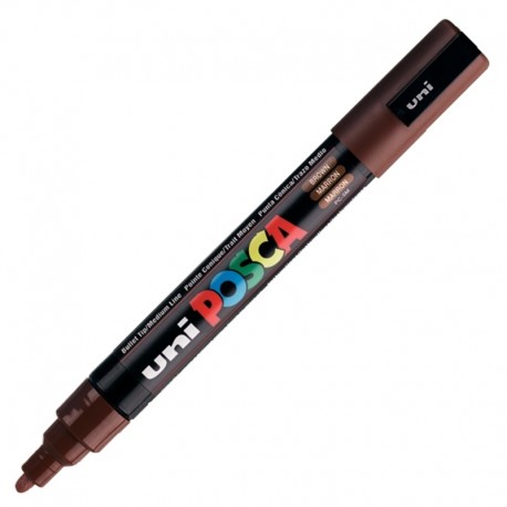 Marker z farbą plakatową Uni Posca PC-5M Brown