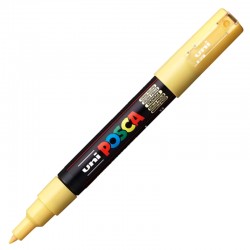 Marker z farbą plakatową Uni Posca PC-1M Straw Yellow