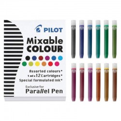 Naboje do pióra kreatywnego Pilot Mixable Colour 12