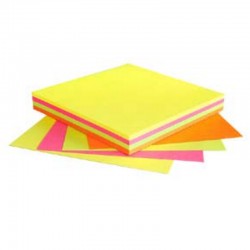 Notes samoprzylepny neonowy Tres 75x75mm/100k