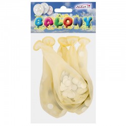 Balony z konfetti srebrnym x5 Aliga BKN-8599