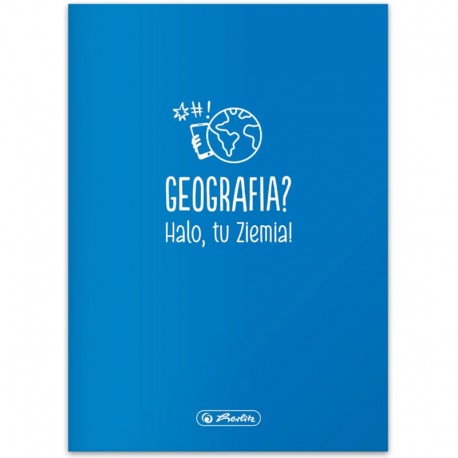 Zeszyt przedmiotowy A5/60k "Geografia" Herlitz Soft Touch