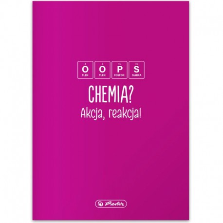 Zeszyt przedmiotowy A5/60k "Chemia" Herlitz Soft Touch