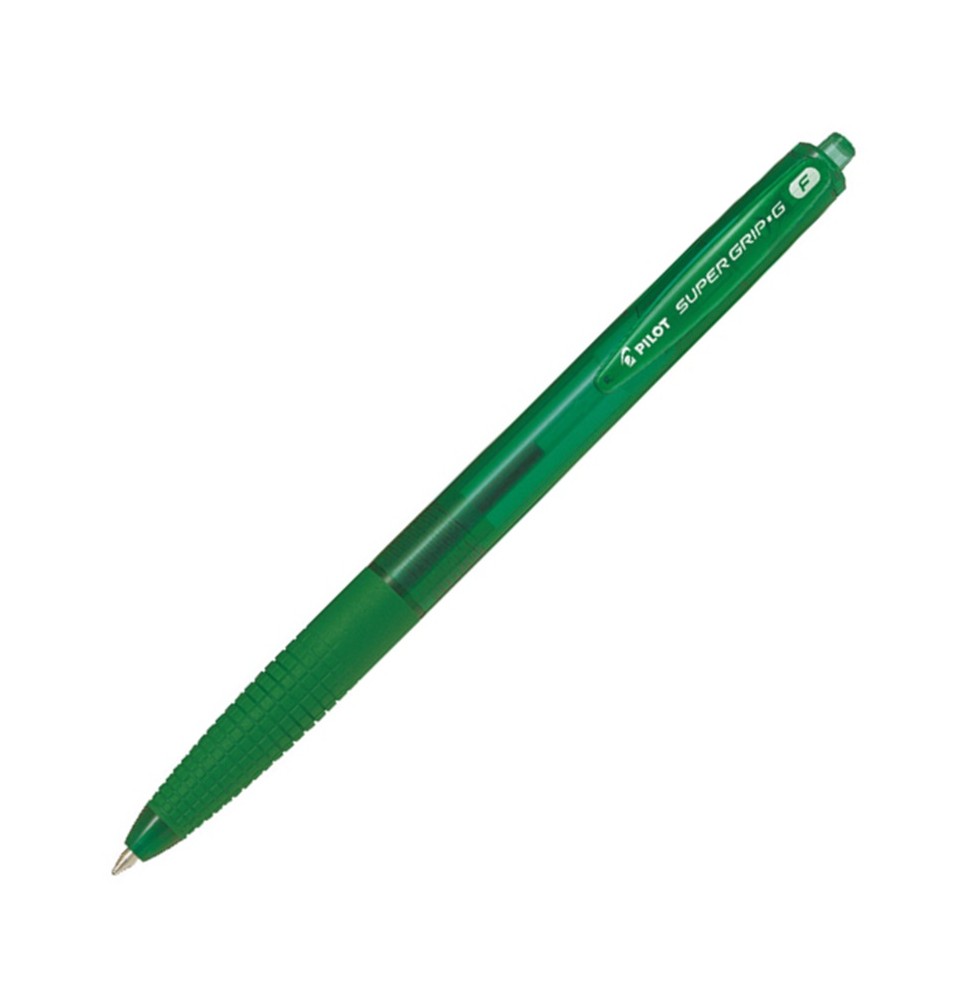 Długopis automatyczny olejowy Pilot Super Grip F Green