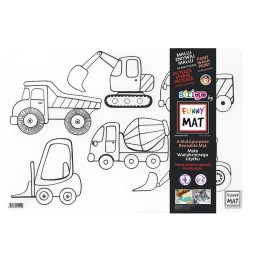 Strigo Funny Mat Construction Trucks