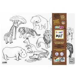 Strigo Funny Mat - Wild Animals