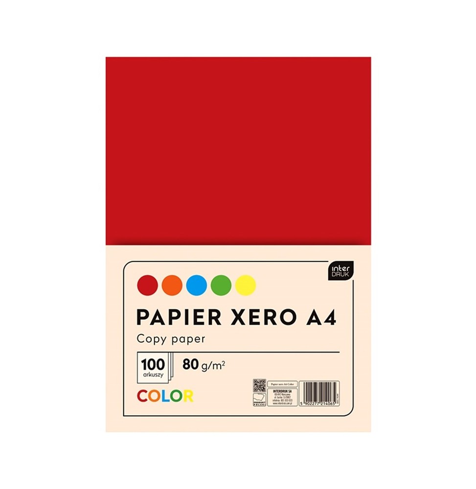 Papier ksero Interdruk intensywne kolory