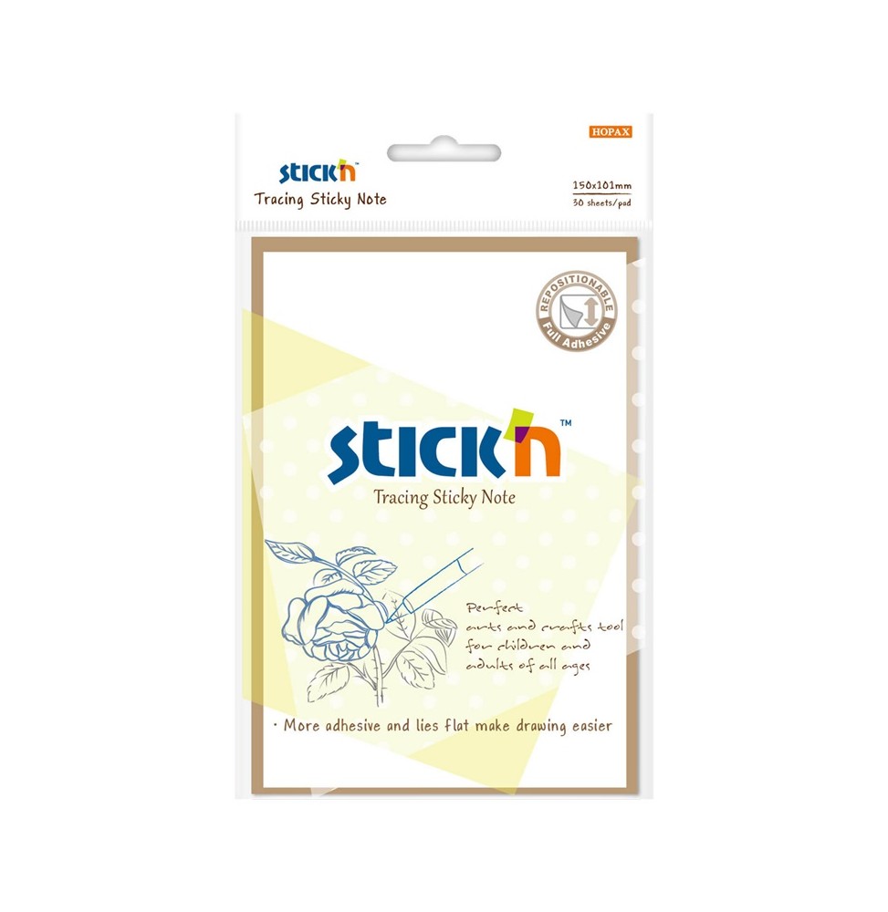 Hopax Stick`n notes transparentny