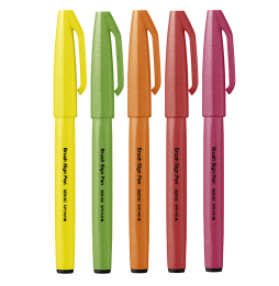 Zestaw do liternictwa Pentel Fluo Art SES15C