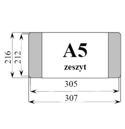 Okładka A5 wymiary