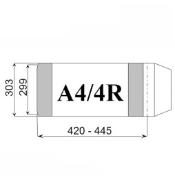 Okładka na książki A4/4R wymiary