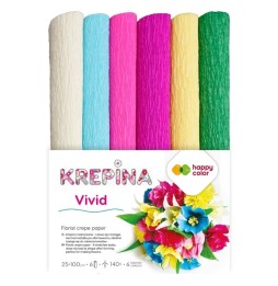 Krepina marszczona Happy Color Vivid