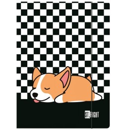 Teczka z gumką St.Right Sleepy Corgi