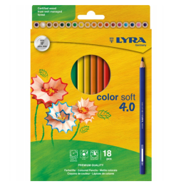 Kredki ołówkowe Lyra Color Soft 4,0