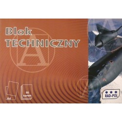 Blok techniczny A-4/50k