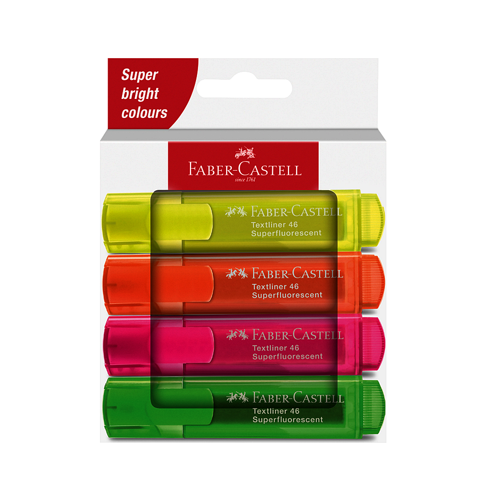 Faber Castell 46 Super Fluo zestaw