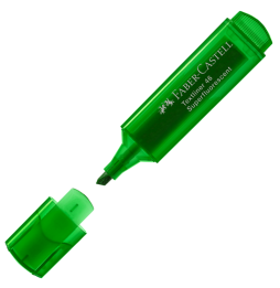 Faber Castell 46 Super Fluo Green otwarty