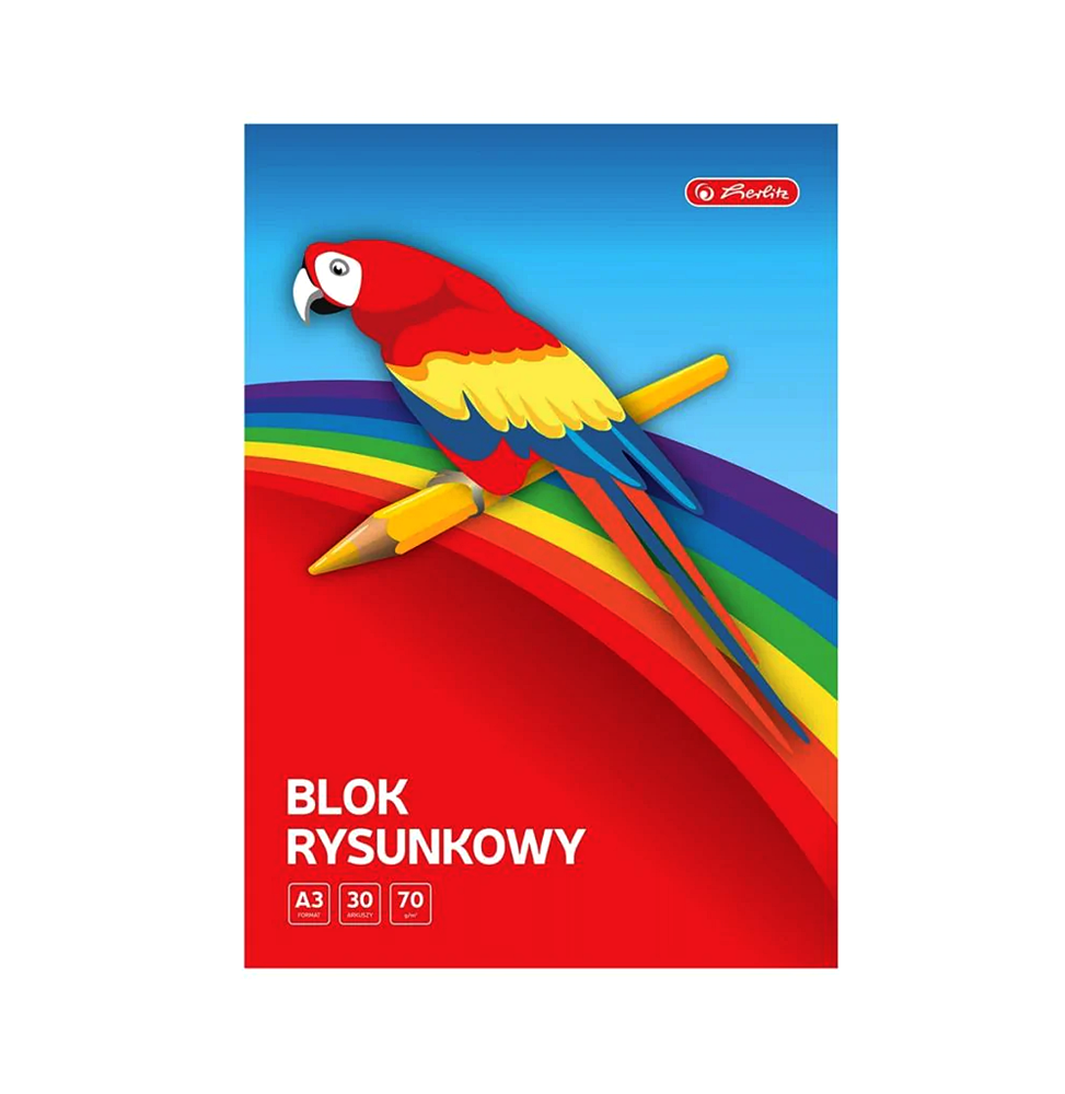 Blok rysunkowy biały Herlitz A3