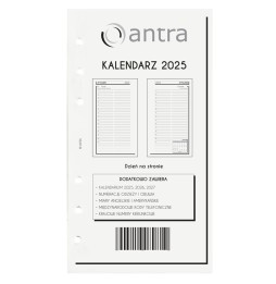 Wkład do organizera B6 "Kalendarz DNS" Antra