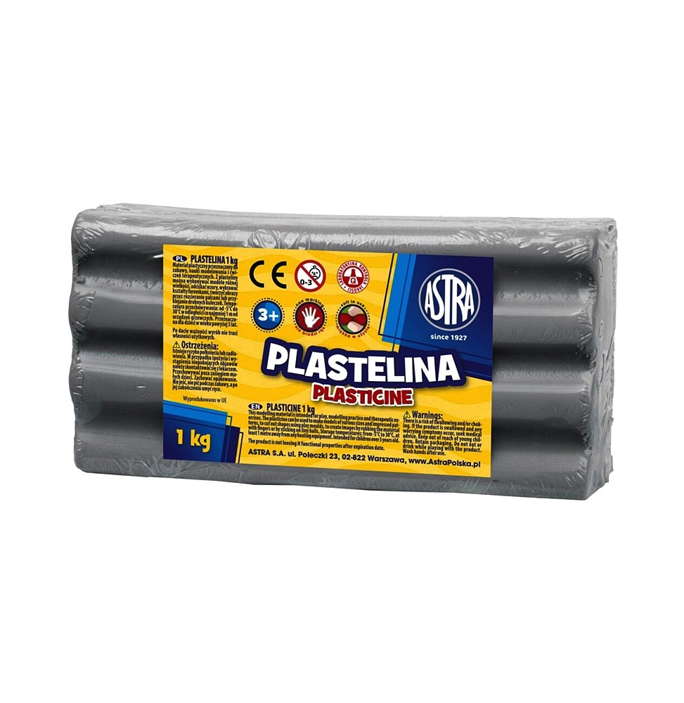 Astra plastelina popielata 1 kg