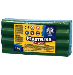 Astra plastelina zielona 1 kg