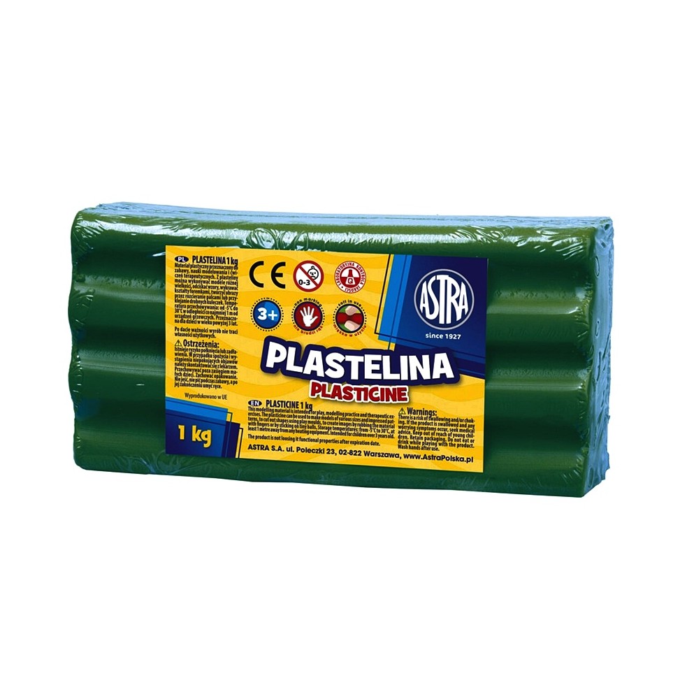 Astra plastelina zielona 1 kg