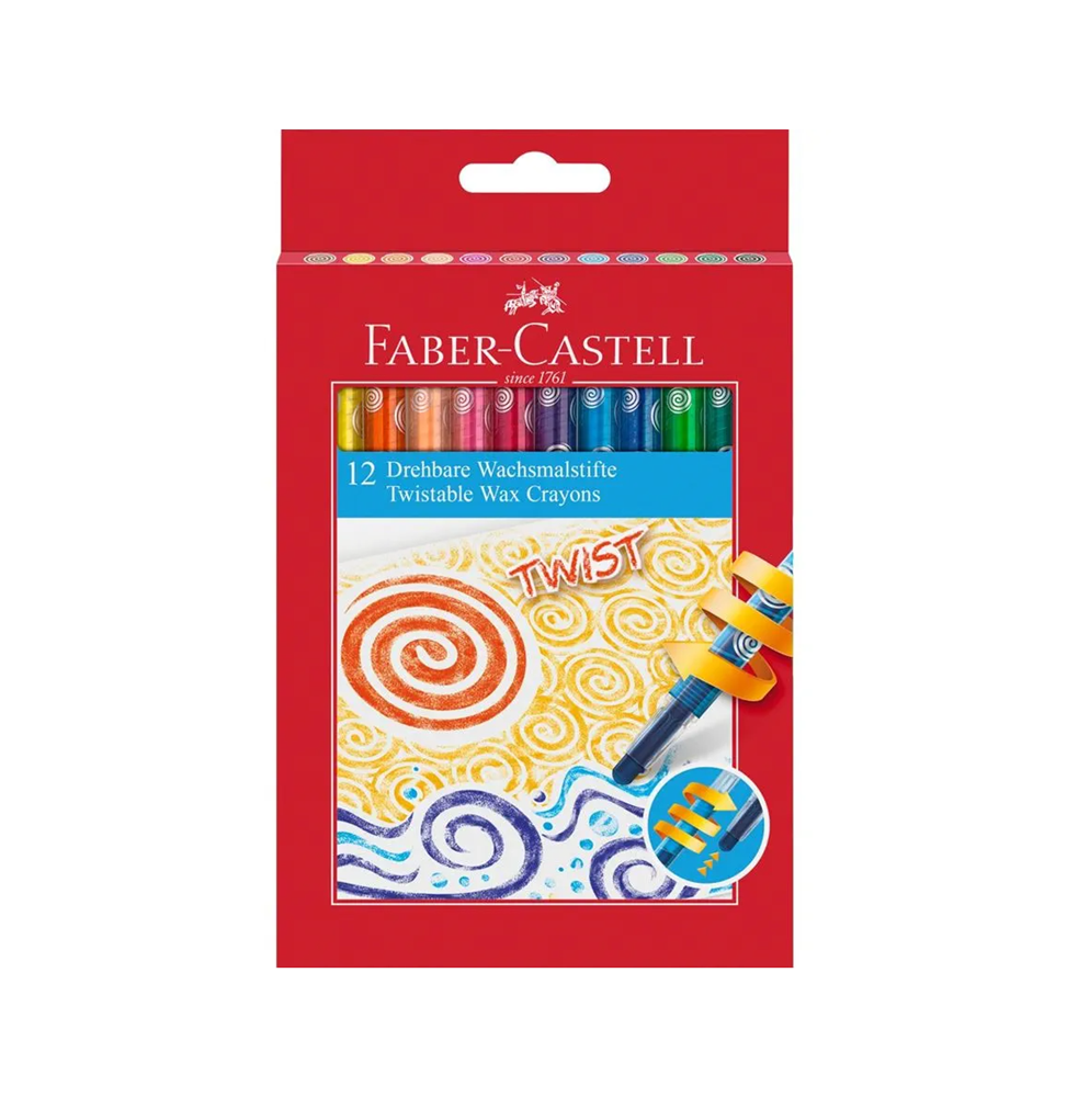 Kredki Faber Castell Wax  Twist12