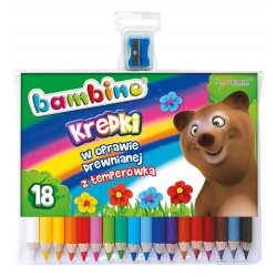 Bambino kredki w oprawie drewnianej 18