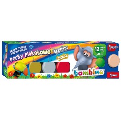 Bambino farby plakatowe 12/20 ml