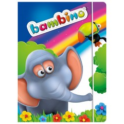 Bambino teczka z gumką A-4